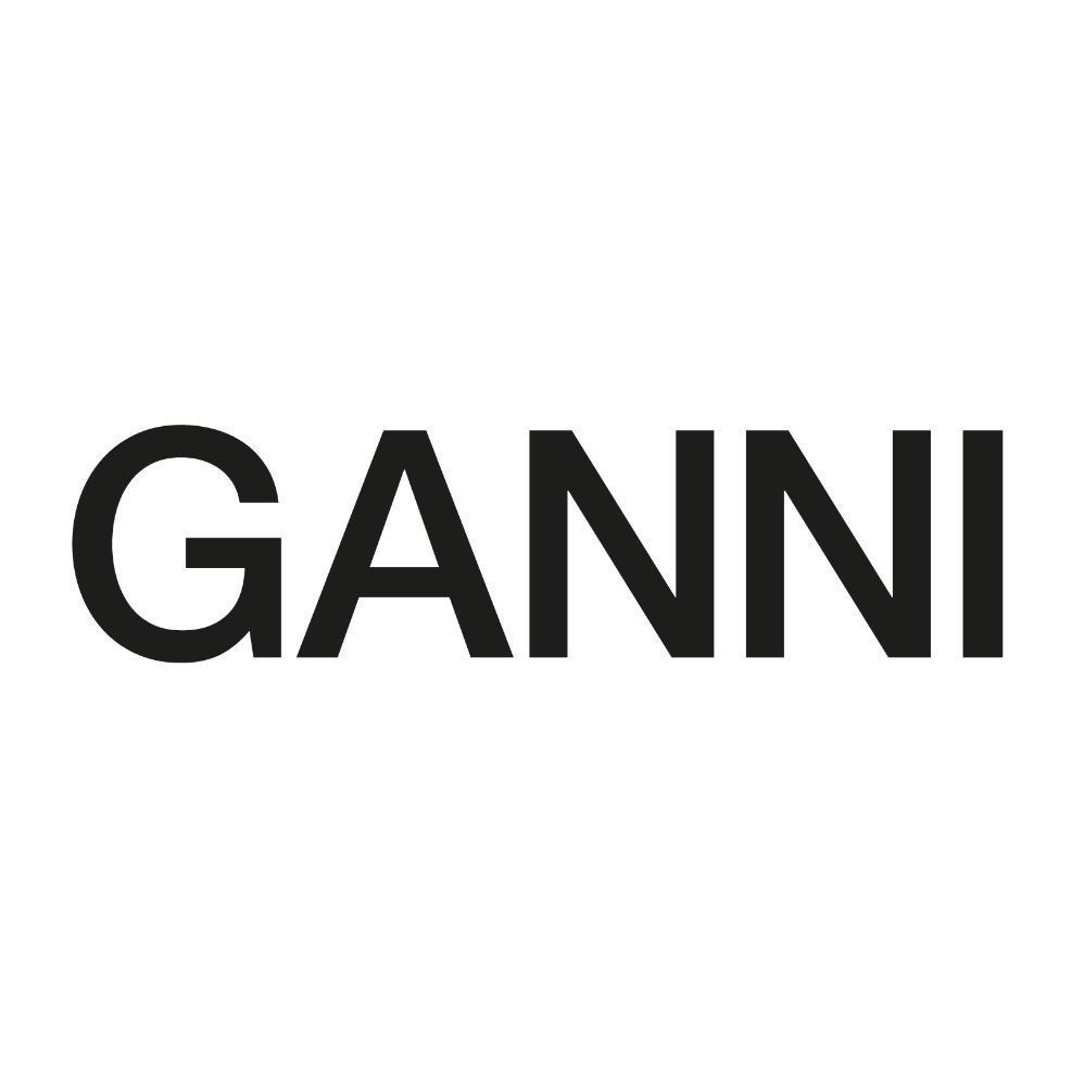 The Ganni logo, as it appears at the top of its Wikipedia article.